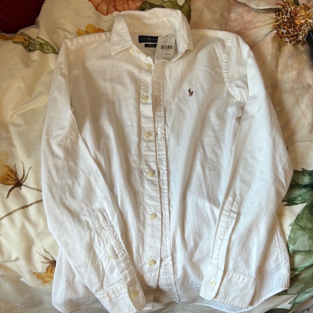 Ralph Lauren slim fit white button up